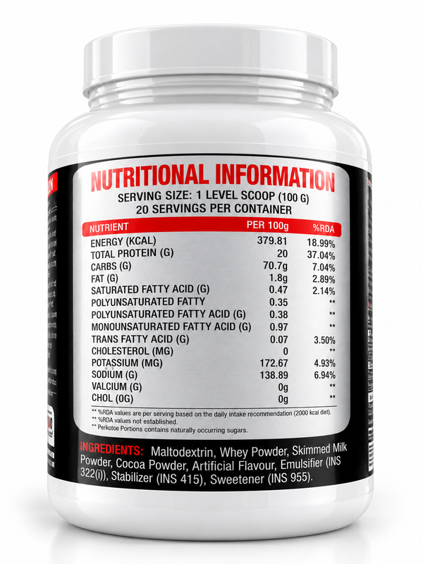 Alpha Core Mass Gainer (Belgian Chocolate)